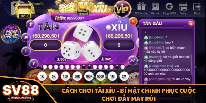 Cách chơi Tài Xỉu